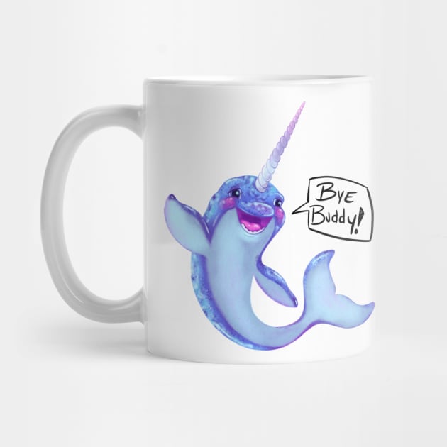 Narwhal  - Bye Buddy by AnnieMcBeth